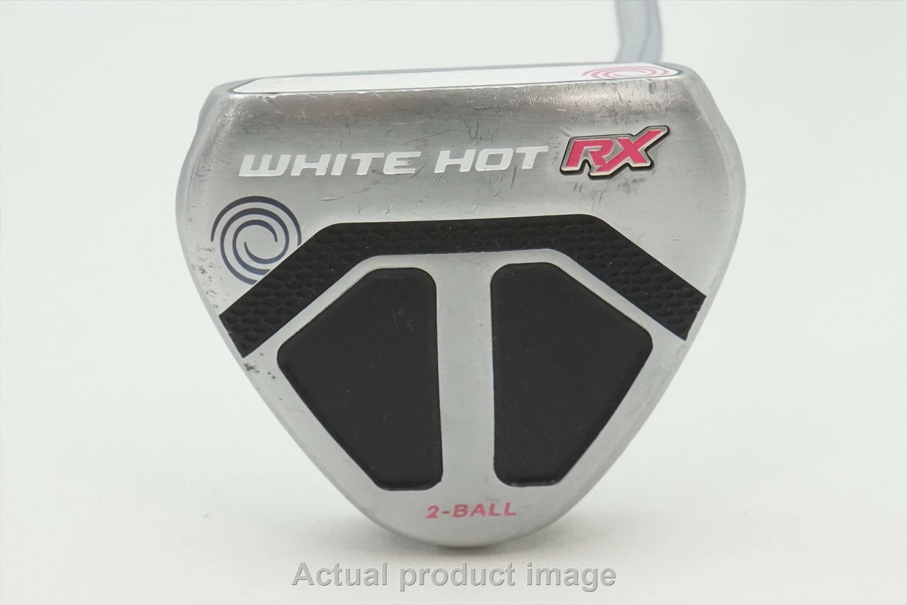 Odyssey White Hot Rx 2-Ball V-Line 33" Putter Good Rh 0969719 Super Stroke Grip 3 Odyssey White Hot Rx 2-Ball V-Line 33" Putter Good Rh 0969719 Super Stroke Grip