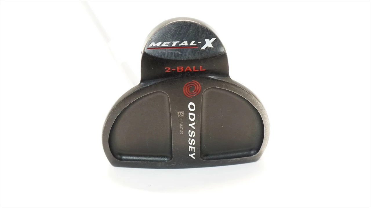 Odyssey Metal X Milled 2 Ball 35" Putter Good Rh 0985554 Super Stroke Grip 3 Odyssey Metal X Milled 2 Ball 35" Putter Good Rh 0985554 Super Stroke Grip