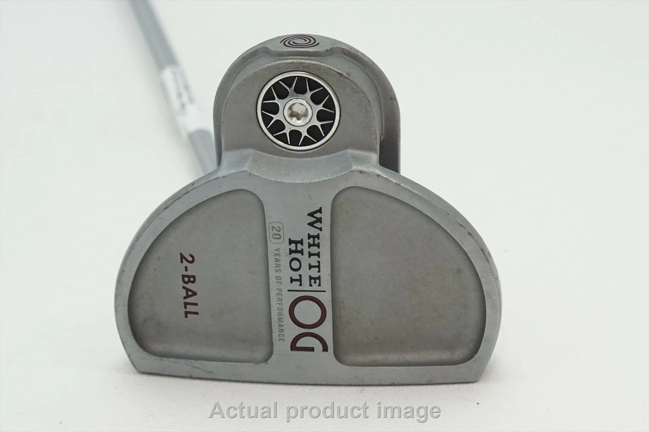 Odyssey White Hot Og 2-Ball 35" Putter Good Rh 0991870 Super Stroke Grip 3 Odyssey White Hot Og 2-Ball 35" Putter Good Rh 0991870 Super Stroke Grip