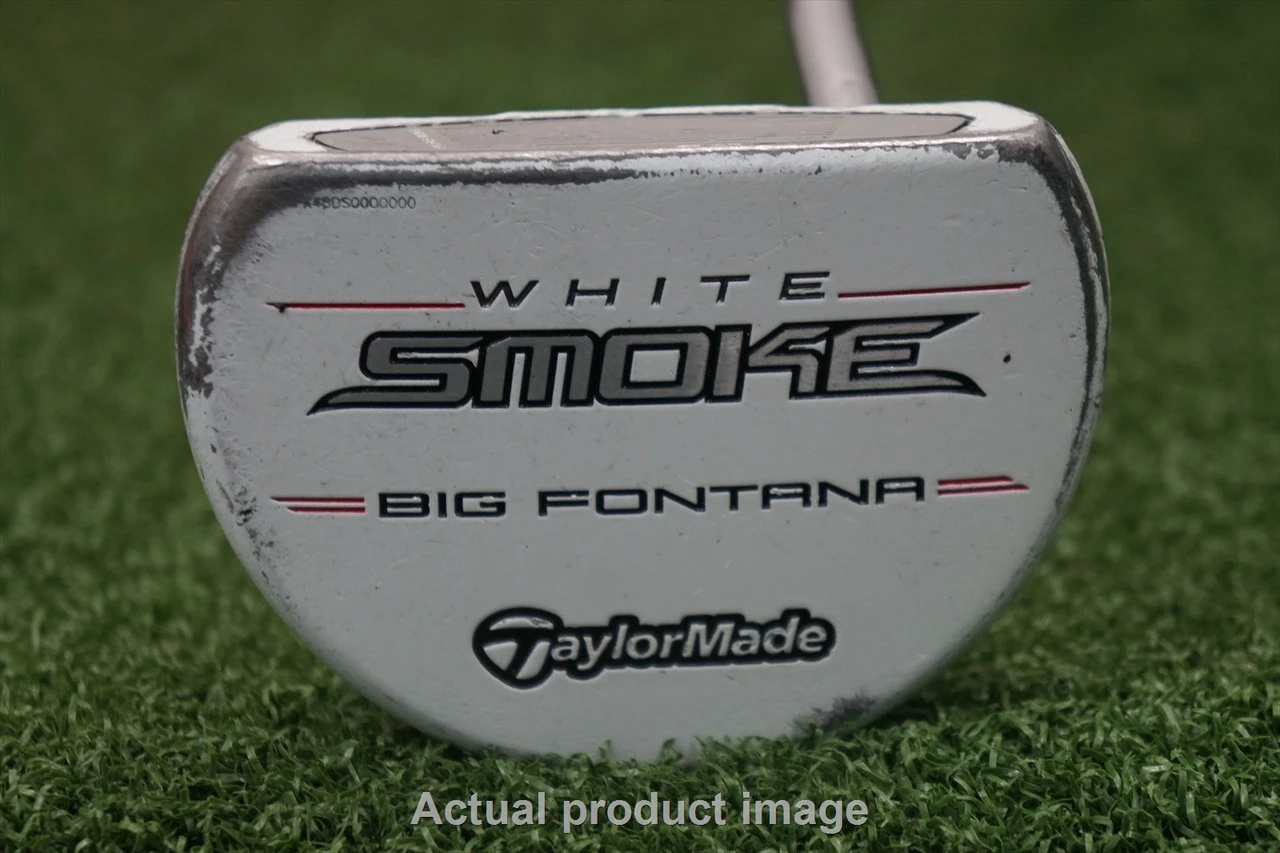 Taylormade White Smoke Big Fontana 34" Putter 668581 Pure Roll Right Handed 3 Taylormade White Smoke Big Fontana 34" Putter 668581 Pure Roll Right Handed